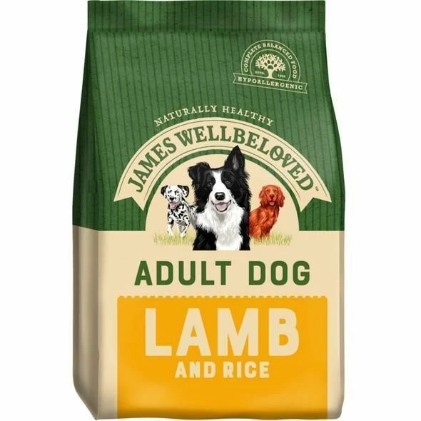 James Wellbeloved Lamb & Rice Adult Dry Dog Food 3 James Wellbeloved Lamb & Rice Adult Dry Dog Food