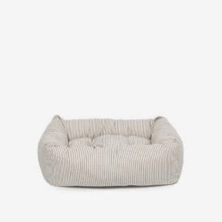 Lords & Labradors Cosy & Calm Puppy Box Bed In Regency Stripe