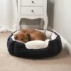 Lords & Labradors Essentials Round Dog Bed Navy 2 Lords & Labradors Essentials Round Dog Bed Navy -Danish Design || Scruffs || Great&Small Sales lords and labradors essentials high wall navy square