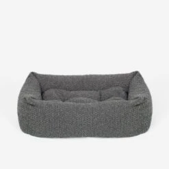 Lords & Labradors Cosy & Calm Puppy Box Bed Granite Boucle