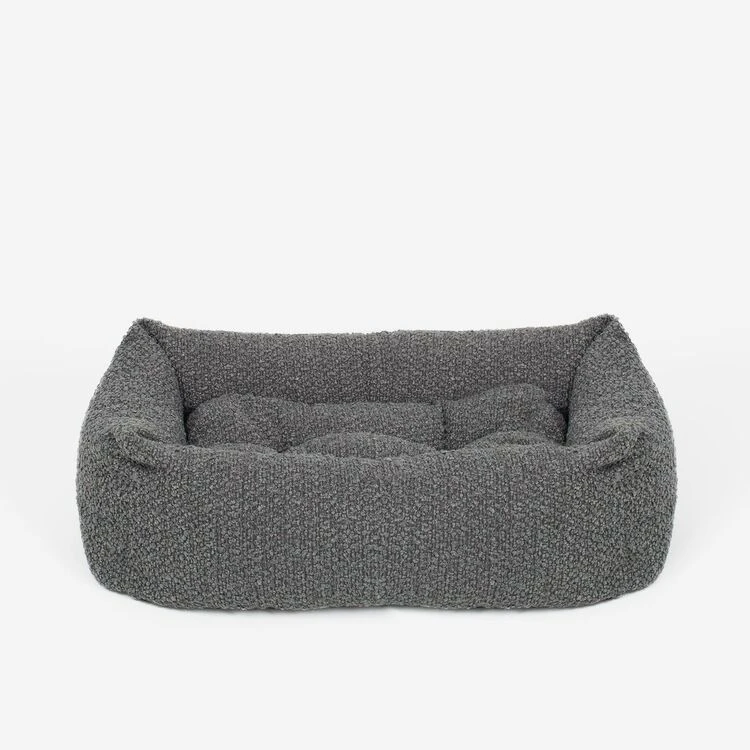 Lords & Labradors Cosy & Calm Puppy Box Bed Granite Boucle 3 Lords & Labradors Cosy & Calm Puppy Box Bed Granite Boucle