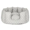 Lords & Labradors High Sided Cotton Dog Bed Grey Spot 1 Lords & Labradors High Sided Cotton Dog Bed Grey Spot -Danish Design || Scruffs || Great&Small Sales lords and labradors grey spot high wall bed studio