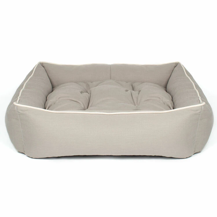 Lords & Labradors Savanna High Sided Pet Bed Stone 3 Lords & Labradors Savanna High Sided Pet Bed Stone