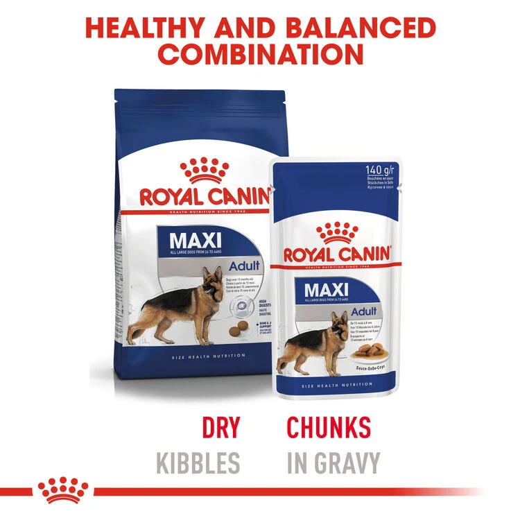 ROYAL CANIN® Maxi Large Breed Adult In Gravy Wet Dog Food 5 ROYAL CANIN® Maxi Large Breed Adult In Gravy Wet Dog Food - Image 3