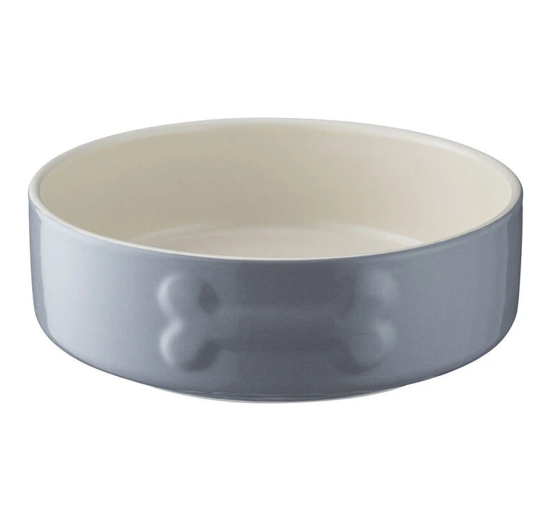 Mason Cash Colour Mix Dog Bowl In Grey 3 Mason Cash Colour Mix Dog Bowl In Grey