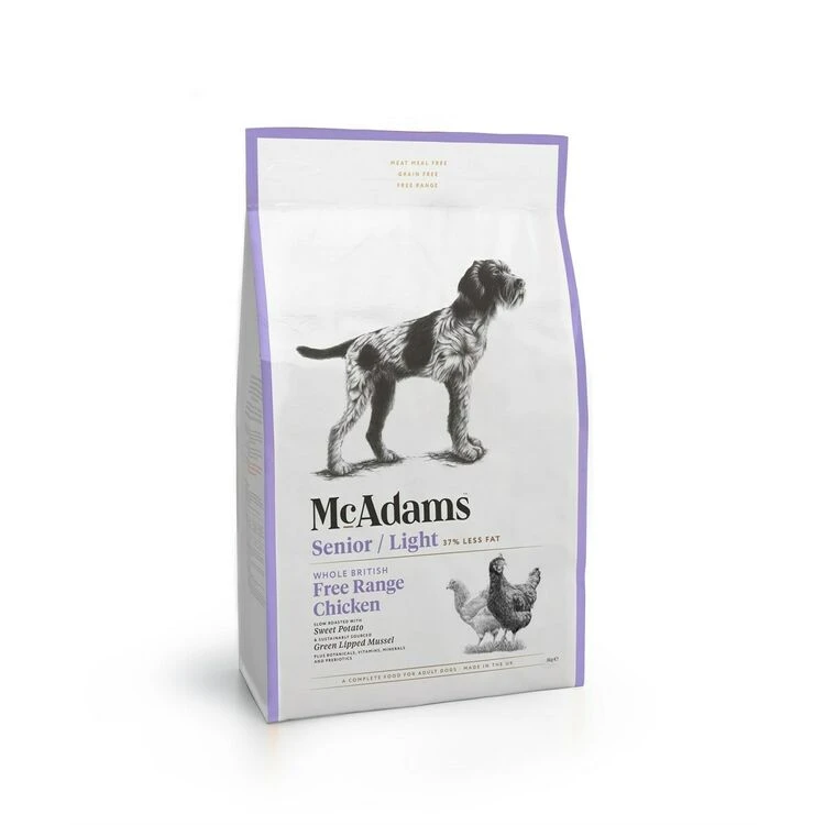 McAdams Free Range Chicken Senior/Light Dry Dog Food 3 McAdams Free Range Chicken Senior/Light Dry Dog Food
