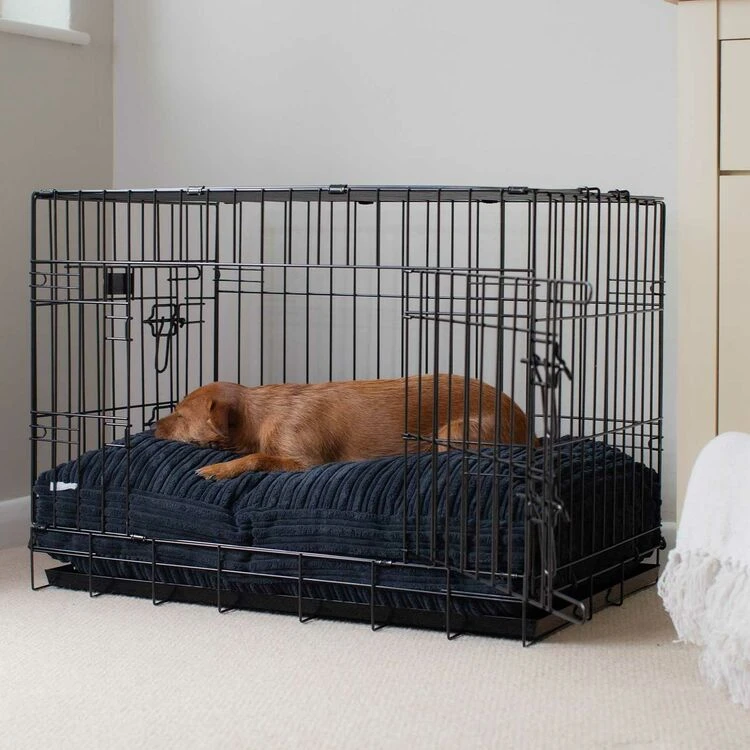 Lords & Labradors Essentials Dog Cushion With Handle Navy 3 Lords & Labradors Essentials Dog Cushion With Handle Navy