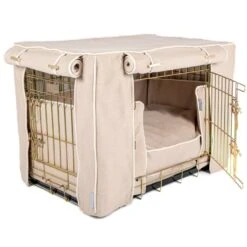 Lords & Labradors Dog Crate Set In Savanna Oatmeal 8 Lords & Labradors Dog Crate Set In Savanna Oatmeal -Danish Design || Scruffs || Great&Small Sales oatmeal gold set 2