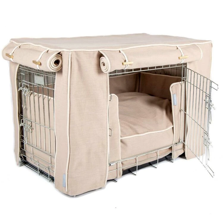 Lords & Labradors Dog Crate Set In Savanna Oatmeal 3 Lords & Labradors Dog Crate Set In Savanna Oatmeal