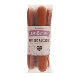 12 X 220g Rosewood Leaps & Bounds Hot Dogs Sausages 4 Pack