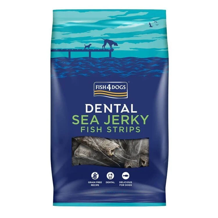 Fish4Dogs Sea Jerky Skinny Strips Dog Treats 3 Fish4Dogs Sea Jerky Skinny Strips Dog Treats