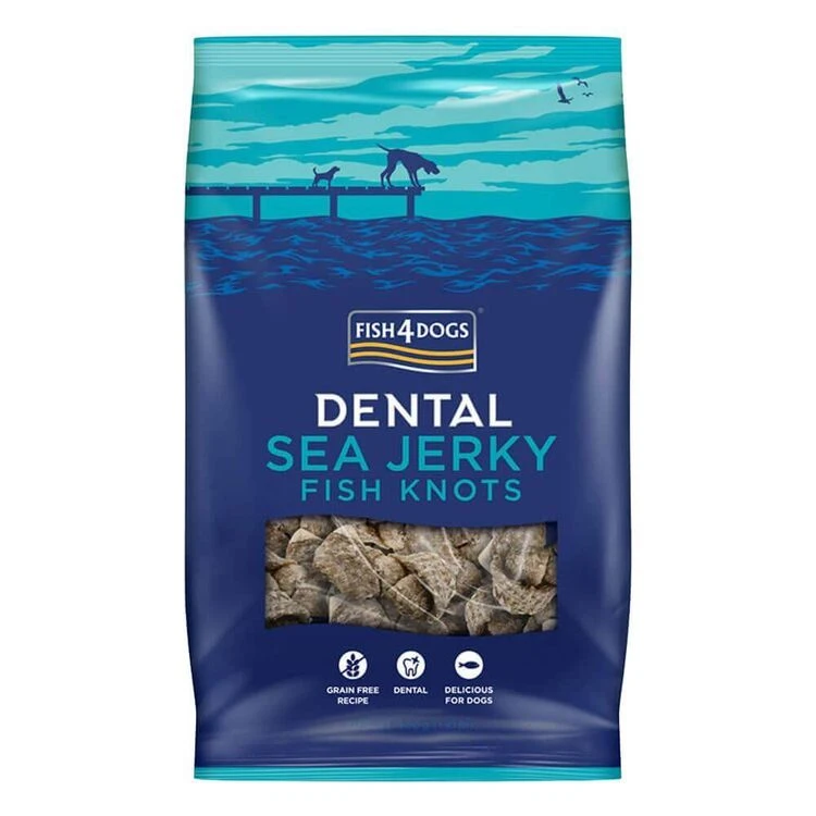 Fish4Dogs Sea Jerky Fish Knots Dog Treats 3 Fish4Dogs Sea Jerky Fish Knots Dog Treats