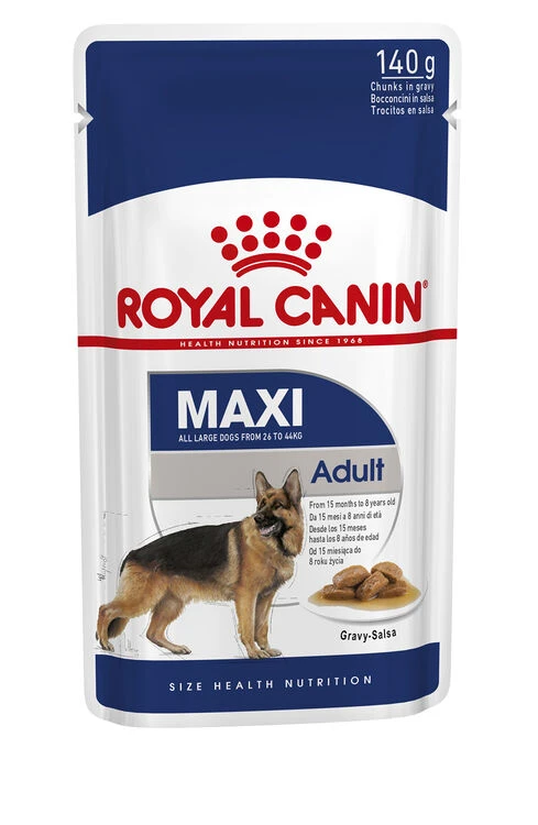 ROYAL CANIN® Maxi Large Breed Adult In Gravy Wet Dog Food 3 ROYAL CANIN® Maxi Large Breed Adult In Gravy Wet Dog Food