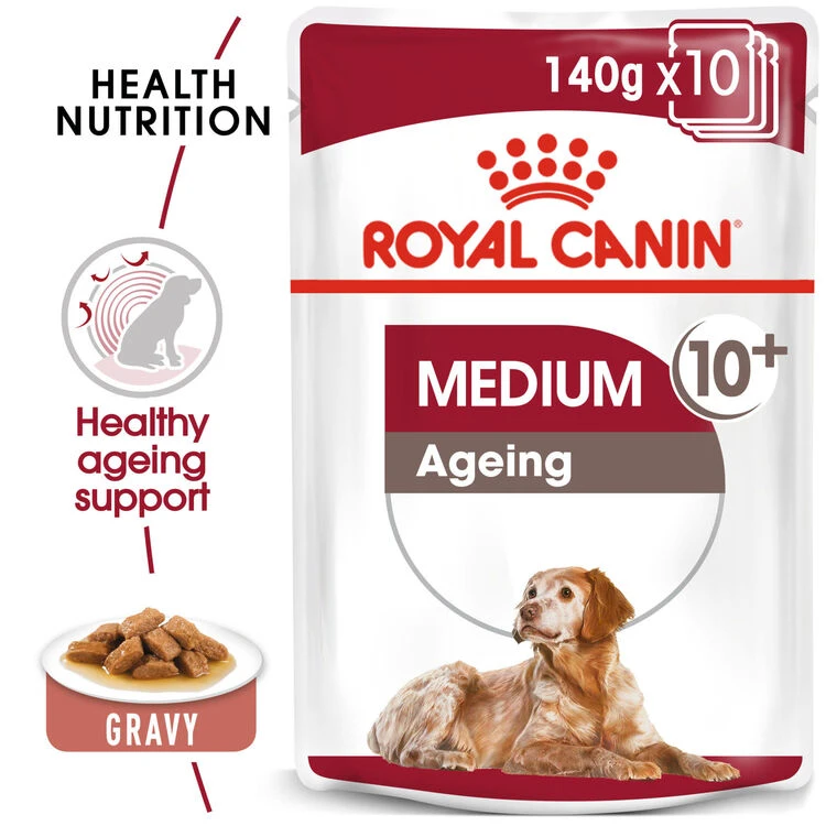 ROYAL CANIN® Medium Ageing 10+ Senior In Gravy Wet Dog Food 4 ROYAL CANIN® Medium Ageing 10+ Senior In Gravy Wet Dog Food - Image 2
