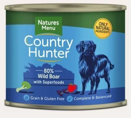 Country Hunter Wild Boar Wet Dog Food Can 3 Country Hunter Wild Boar Wet Dog Food Can