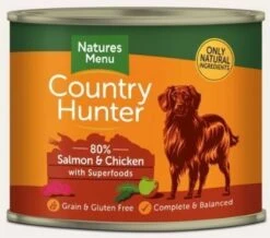 Country Hunter Salmon & Chicken Wet Dog Food Can