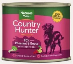 Country Hunter Pheasant & Goose Wet Dog Food Can