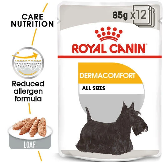 ROYAL CANIN® Dermacomfort Wet Pouches All Breeds Adult Dog Food 4 ROYAL CANIN® Dermacomfort Wet Pouches All Breeds Adult Dog Food - Image 2