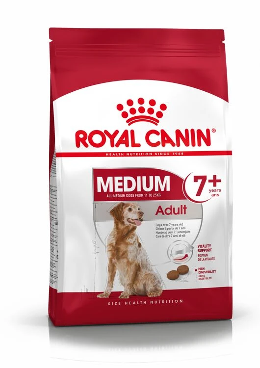 ROYAL CANIN® Medium Adult 7+ Dry Dog Food 3 ROYAL CANIN® Medium Adult 7+ Dry Dog Food
