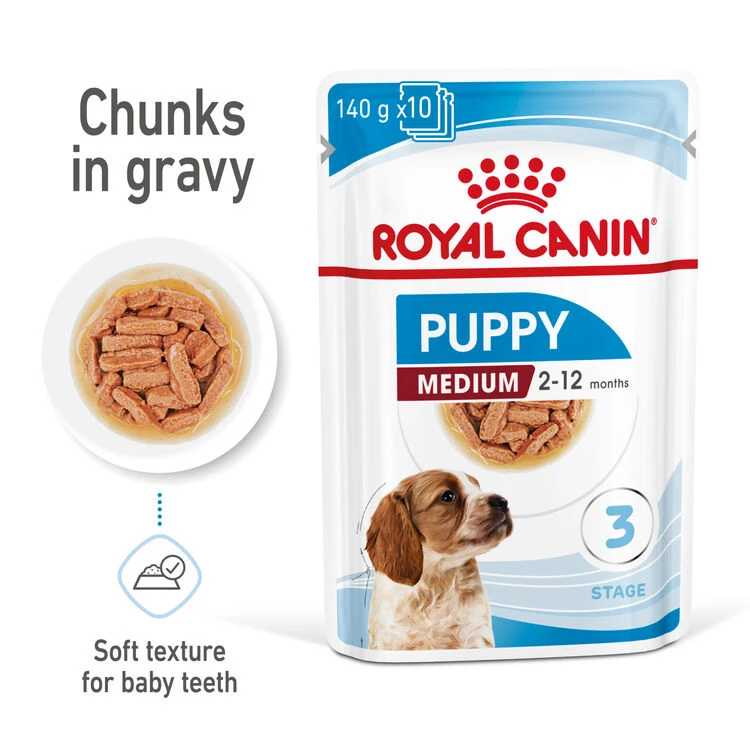 ROYAL CANIN® Medium Puppy In Gravy Wet Food 6 ROYAL CANIN® Medium Puppy In Gravy Wet Food - Image 4